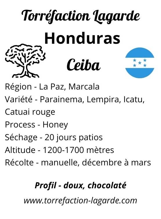 HONDURAS &#8211; MARCALA &#8211; CEIBA* (10.90€/250g) Wittenheim 0