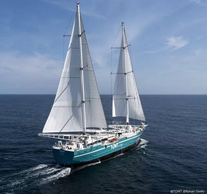 Transport des cafés à la voile: un projet innovant pour l&#8217;avenir. Guebwiller