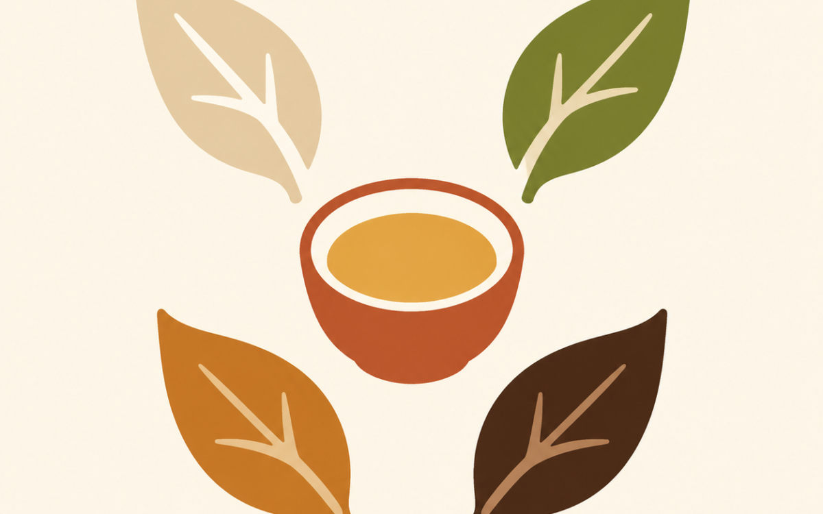 THE BLANC VERT OOLONG NOIR 1200X750 | Torréfaction Lagarde Thé noir, vert, blanc ou oolong : quelles différences ? Guebwiller